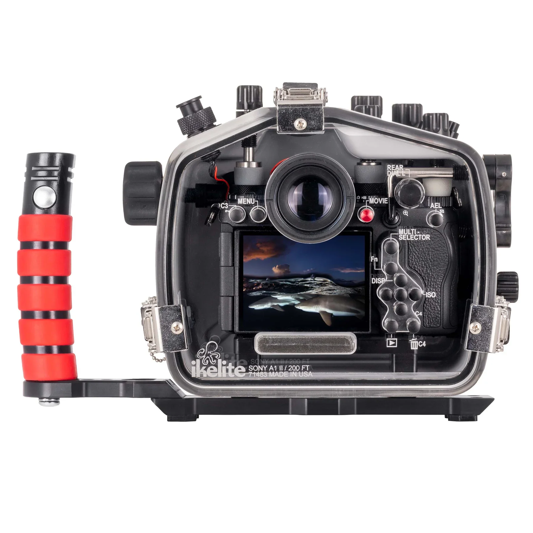 200DL Underwater Housing for Sony a1 II Deluxe Version with Handles, Vacuum Pump, & USB-C Charging Bulkhead - Image 2