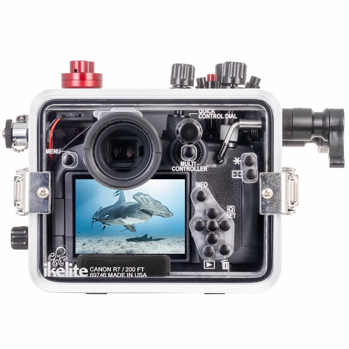 200DLM/D Underwater Housing for Canon EOS R7 [Fiber Optic Update] - Image 2
