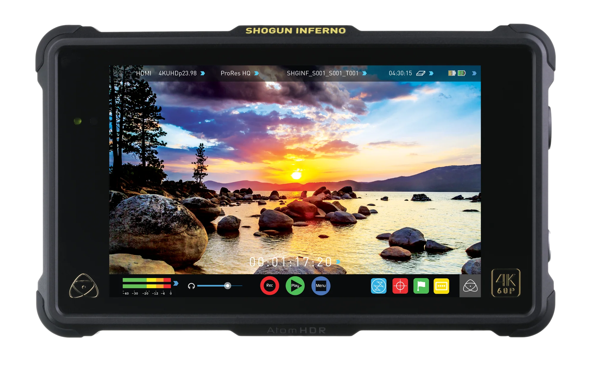 Atomos Shogun Inferno 7in 4K HDMI/Quad 3G-SDI/12G-SDI Recording Monitor - Image 3