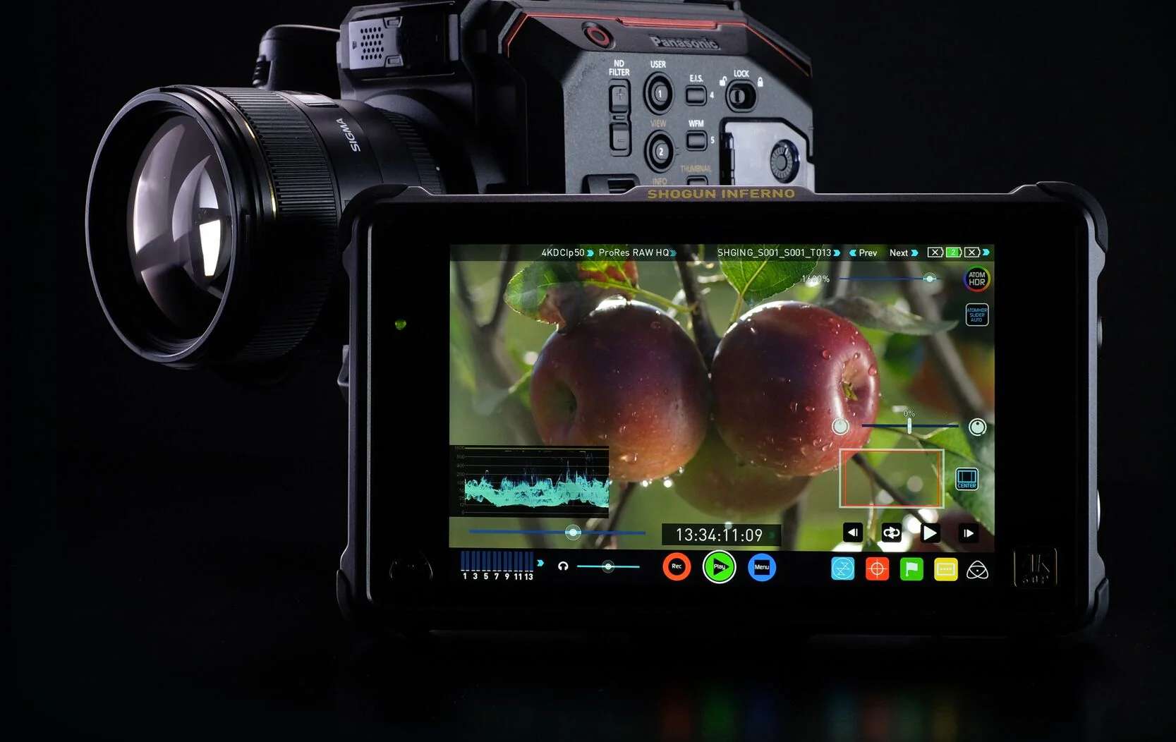 Atomos Shogun Inferno 7in 4K HDMI/Quad 3G-SDI/12G-SDI Recording Monitor - Image 8