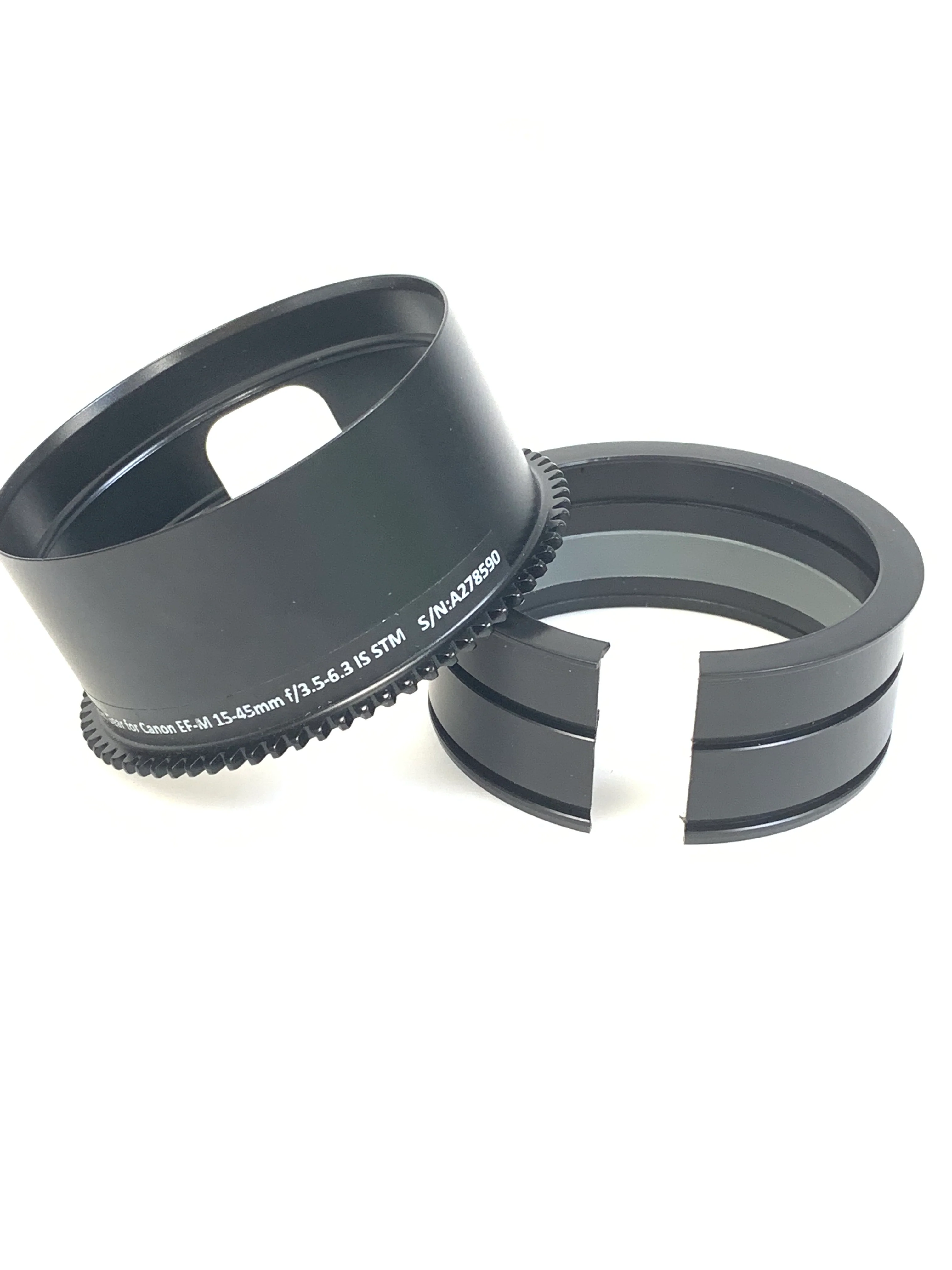 cp.3674 Pre-Owned Nauticam CM1545-Z Zoom Gear for Canon EF-M 15-45mm f/3.5-6.3 IS STM(SKU:36195)