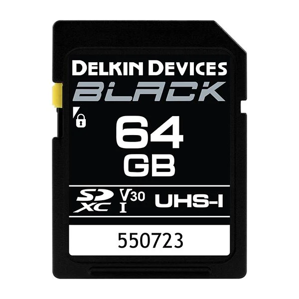 Delkin Devices BLACK UHS-I Rugged SD Memory Card V30 (Choose Capacity) - Image 3