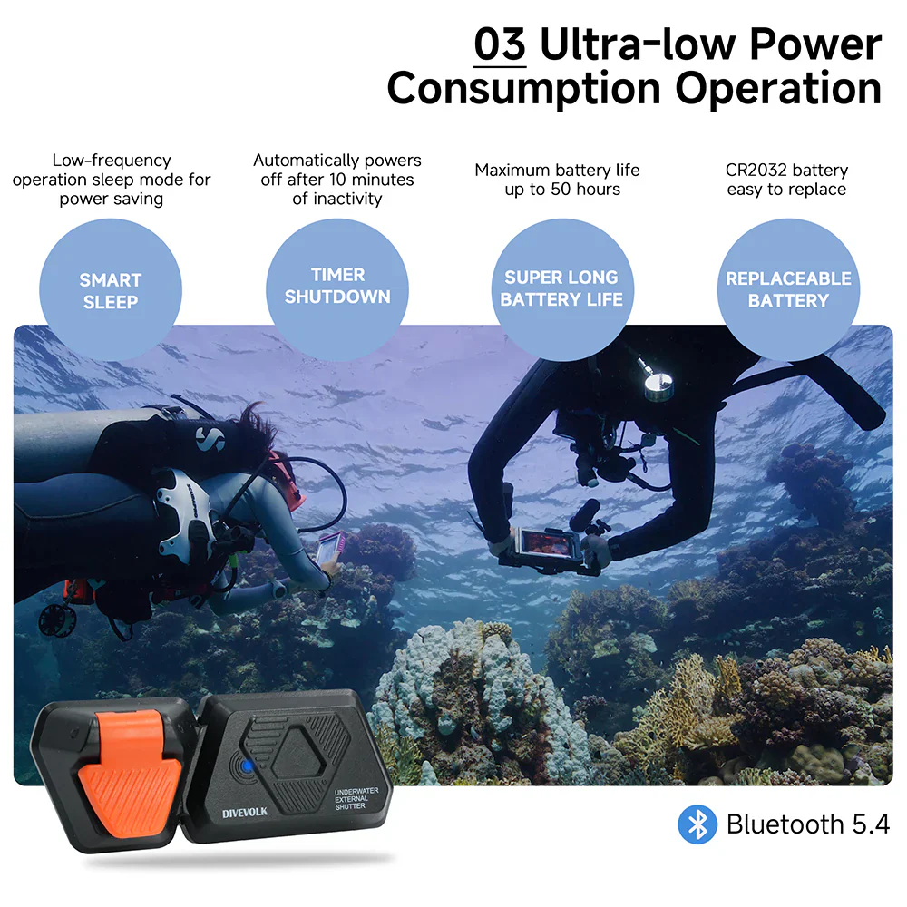 DIVEVOLK Underwater External Shutter for Seatouch 4 Max Series Housing - Image 6