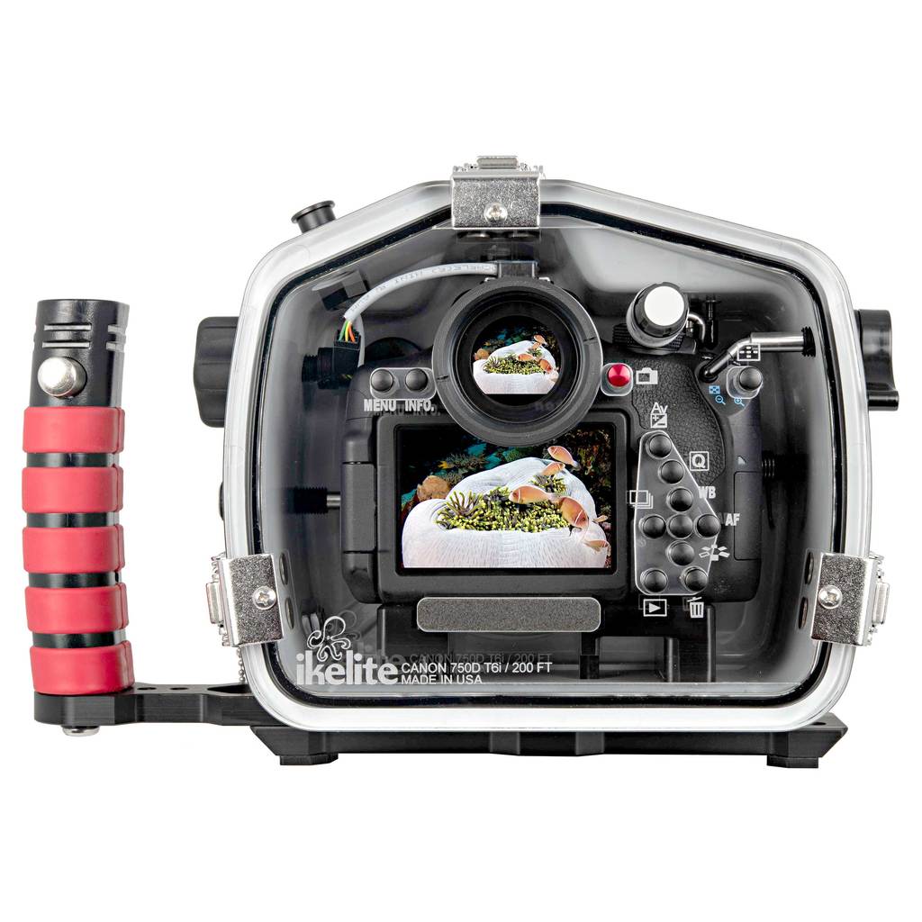 Ikelite 200DL Underwater Housing for Canon EOS 750D Rebel T6i, Kiss X8i DSLR Cameras - Image 2
