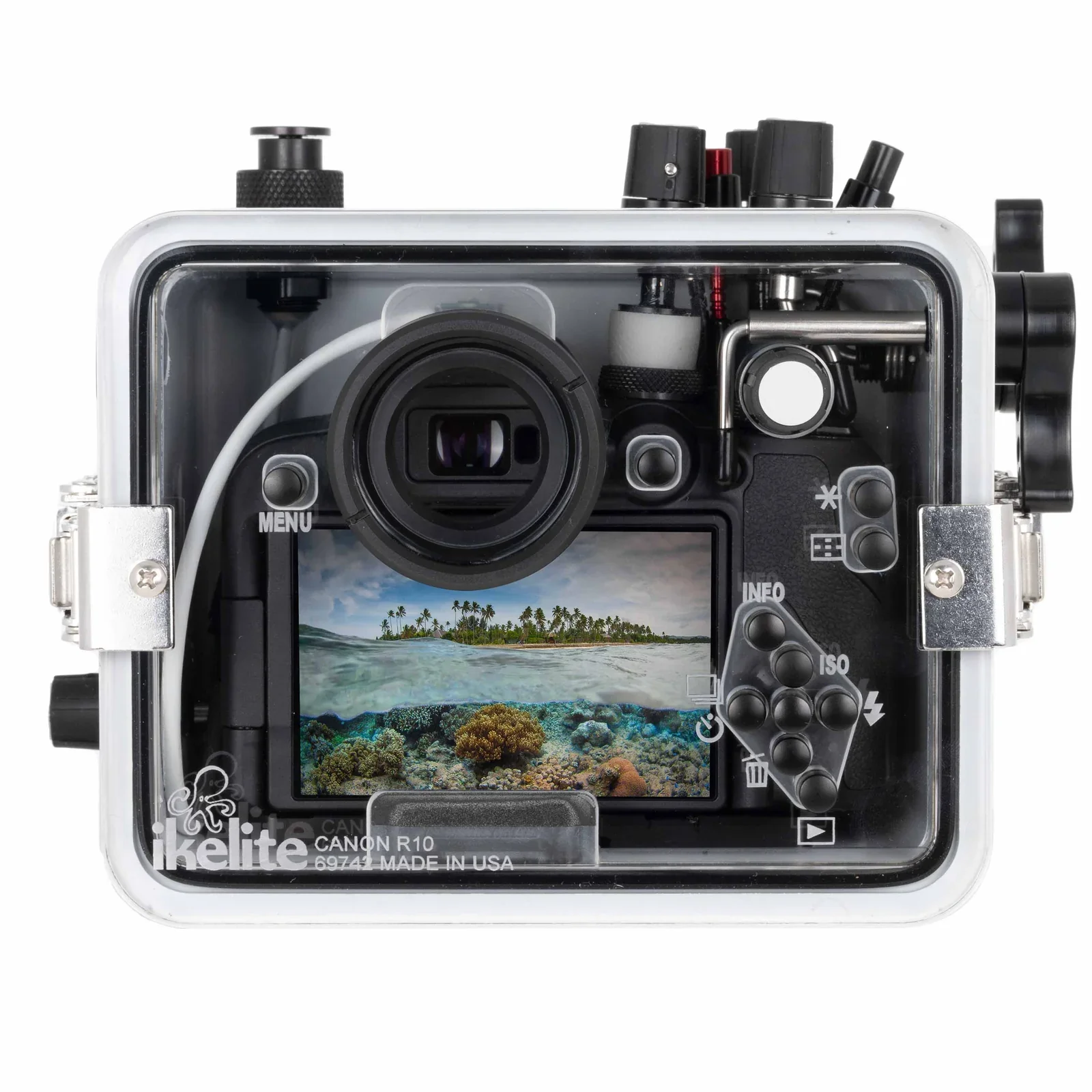 Ikelite 200DLM Underwater Housing for Canon EOS R10 - Image 2