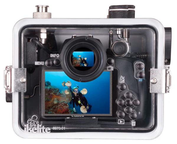 Ikelite Compact DSLR Housing for Canon SL1 / 100D, White - Image 4