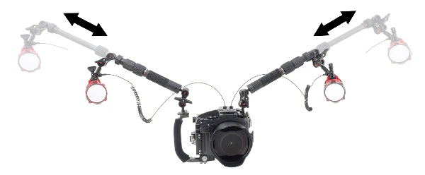 Inon Carbon Telescopic Arm, Short - Image 3