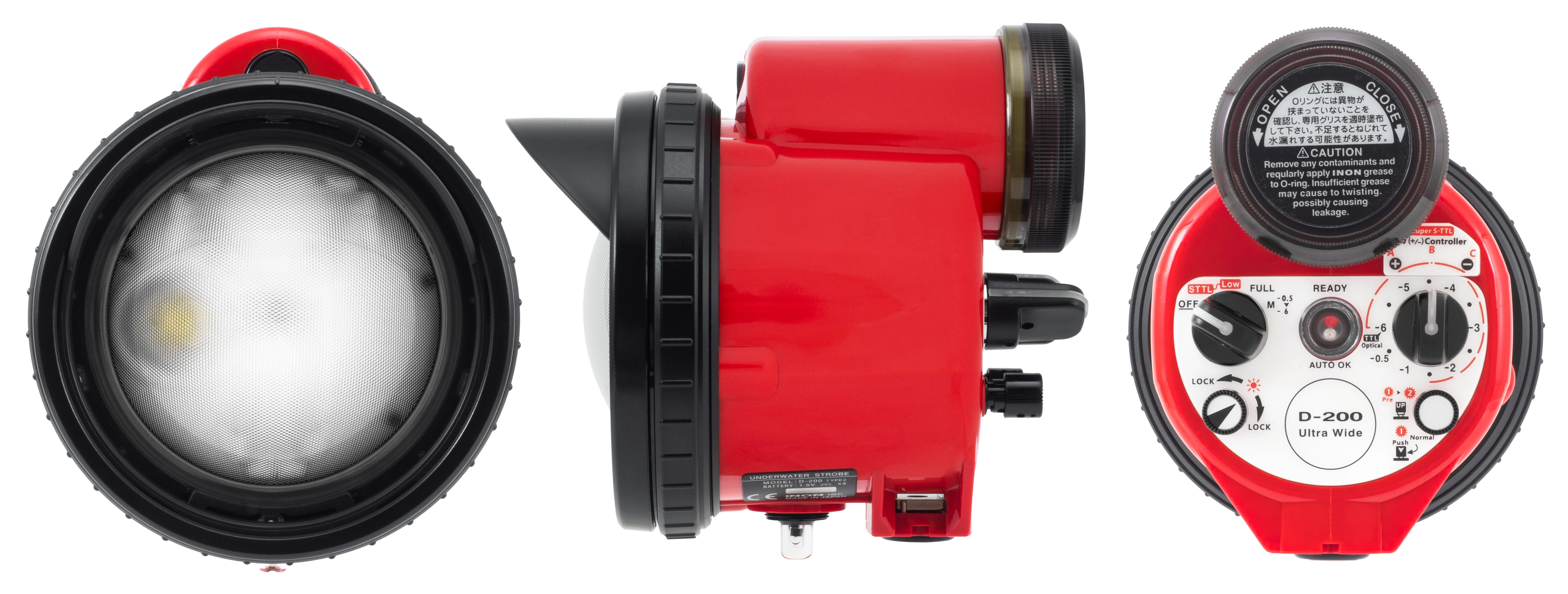 (Discontinued) Inon D-200 Type 2 Underwater Strobe - Image 2