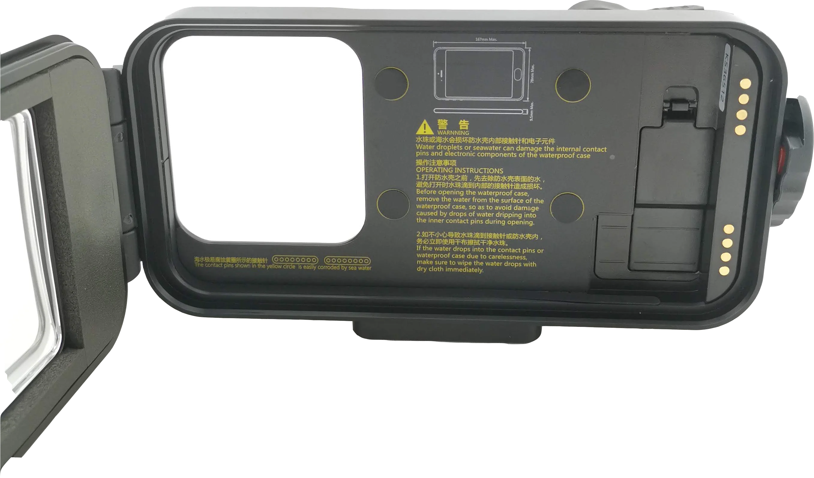 Kraken Sports KRH05 Universal Smart Phone Housing Pro With Depth&Temp Sensor - Image 2