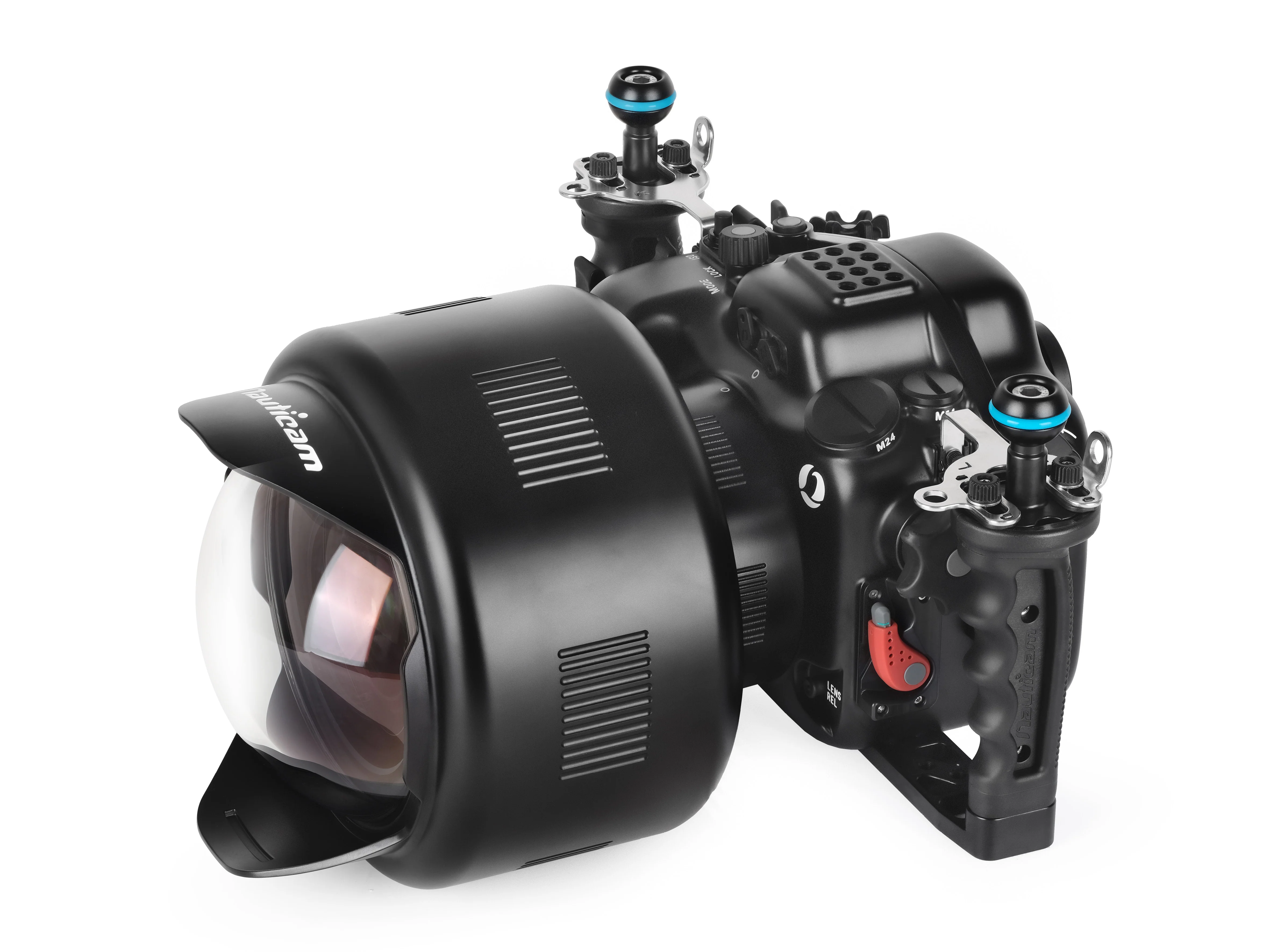 Nauticam WACP-1B N120/N100 WACP-1 0.36x Wide Angle Conversion Port with Integrated Float Collar and Interchangeable Port Mounting Ring - Image 8