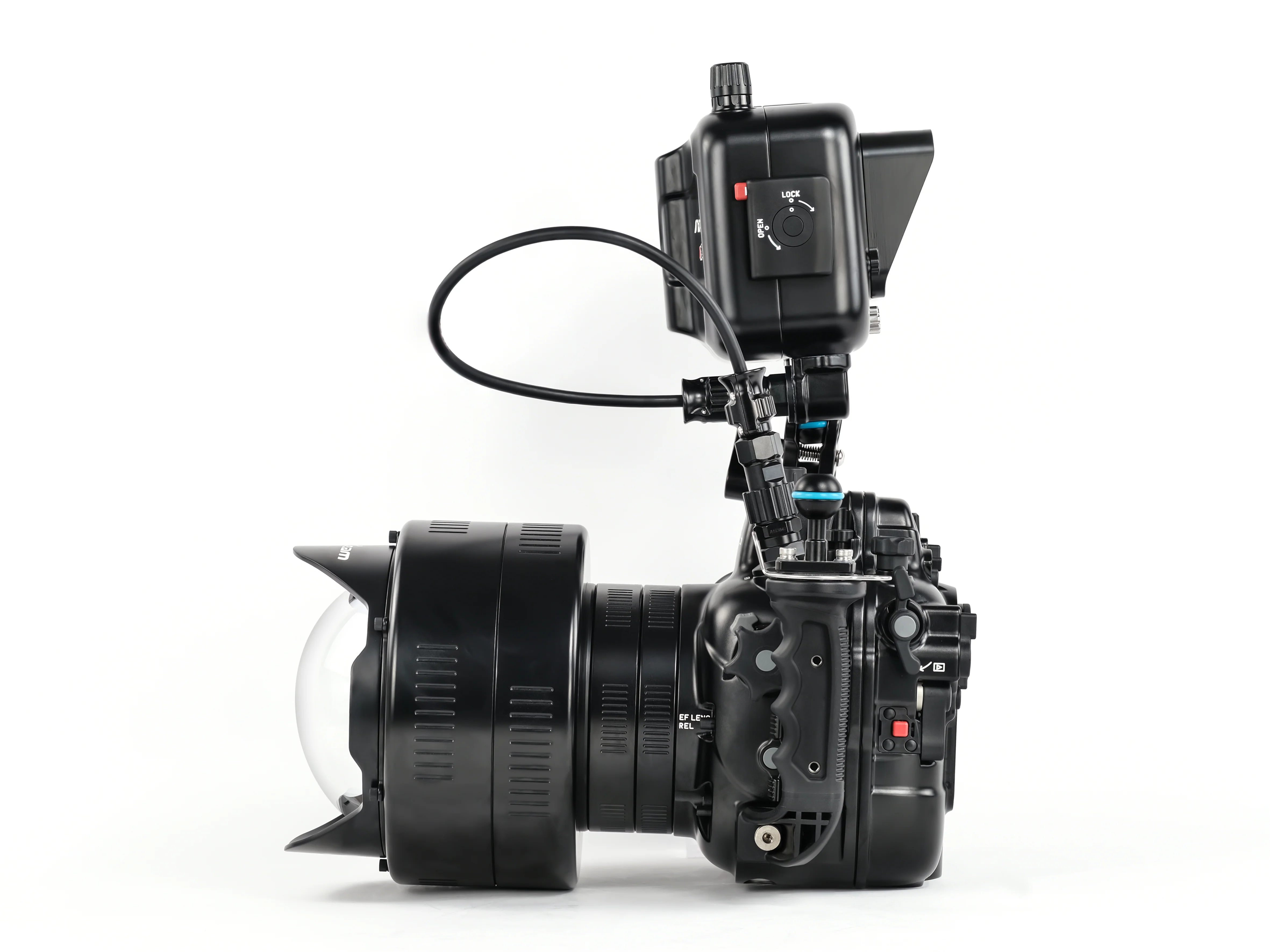 NA-Shinobi-H Underwater Housing for Atomos Shinobi 5.2in 4K HDMI Monitor with HDMI 1.4 input - Image 12