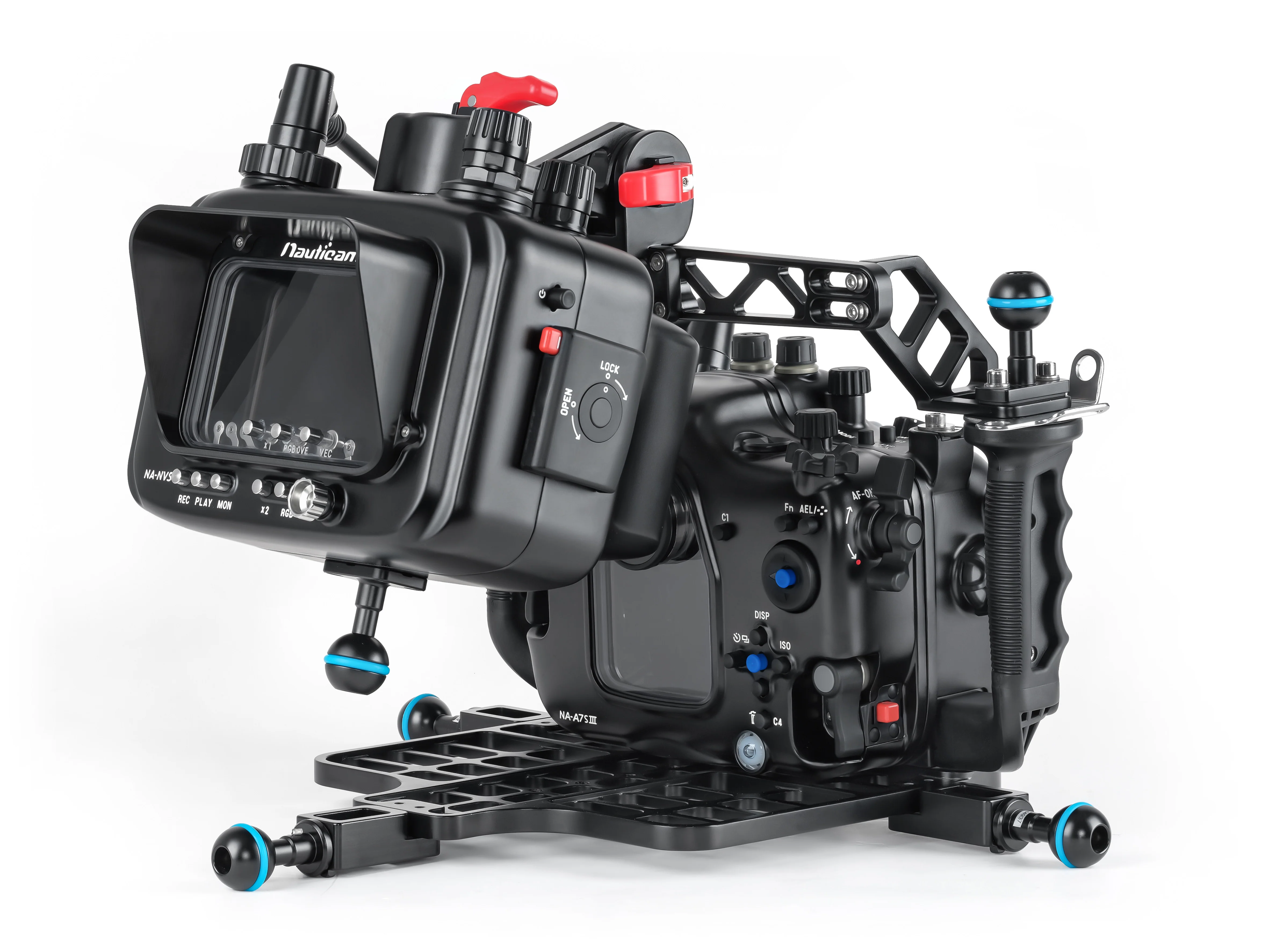 Nauticam Atomos Ninja V-S Underwater Housing for Atomos Ninja V,  Ninja V+ and Ninja Ultra Monitor/Recorder with Atomos AtomX SDI Module - Image 11