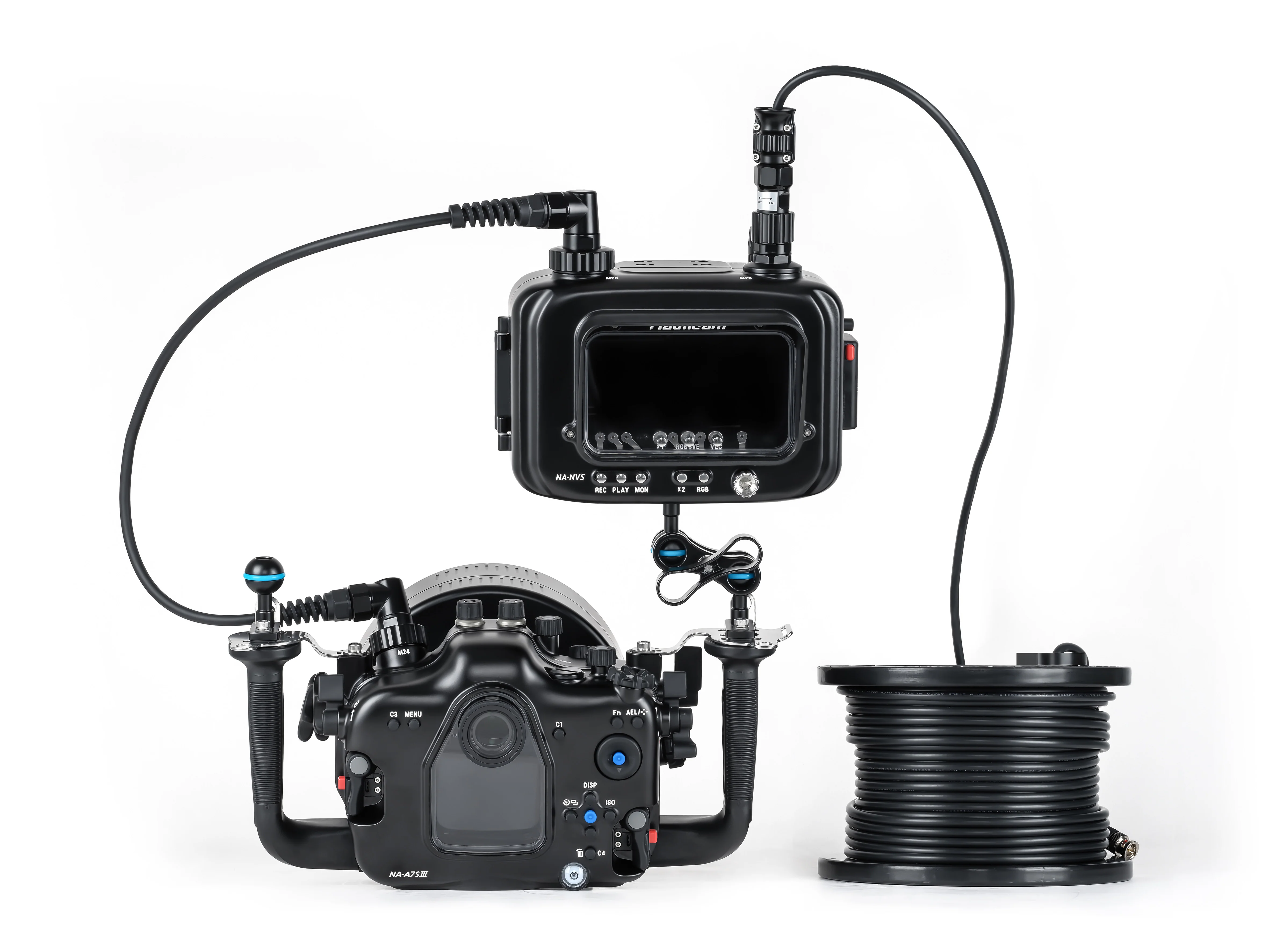 Nauticam Atomos Ninja V-S Underwater Housing for Atomos Ninja V,  Ninja V+ and Ninja Ultra Monitor/Recorder with Atomos AtomX SDI Module - Image 14