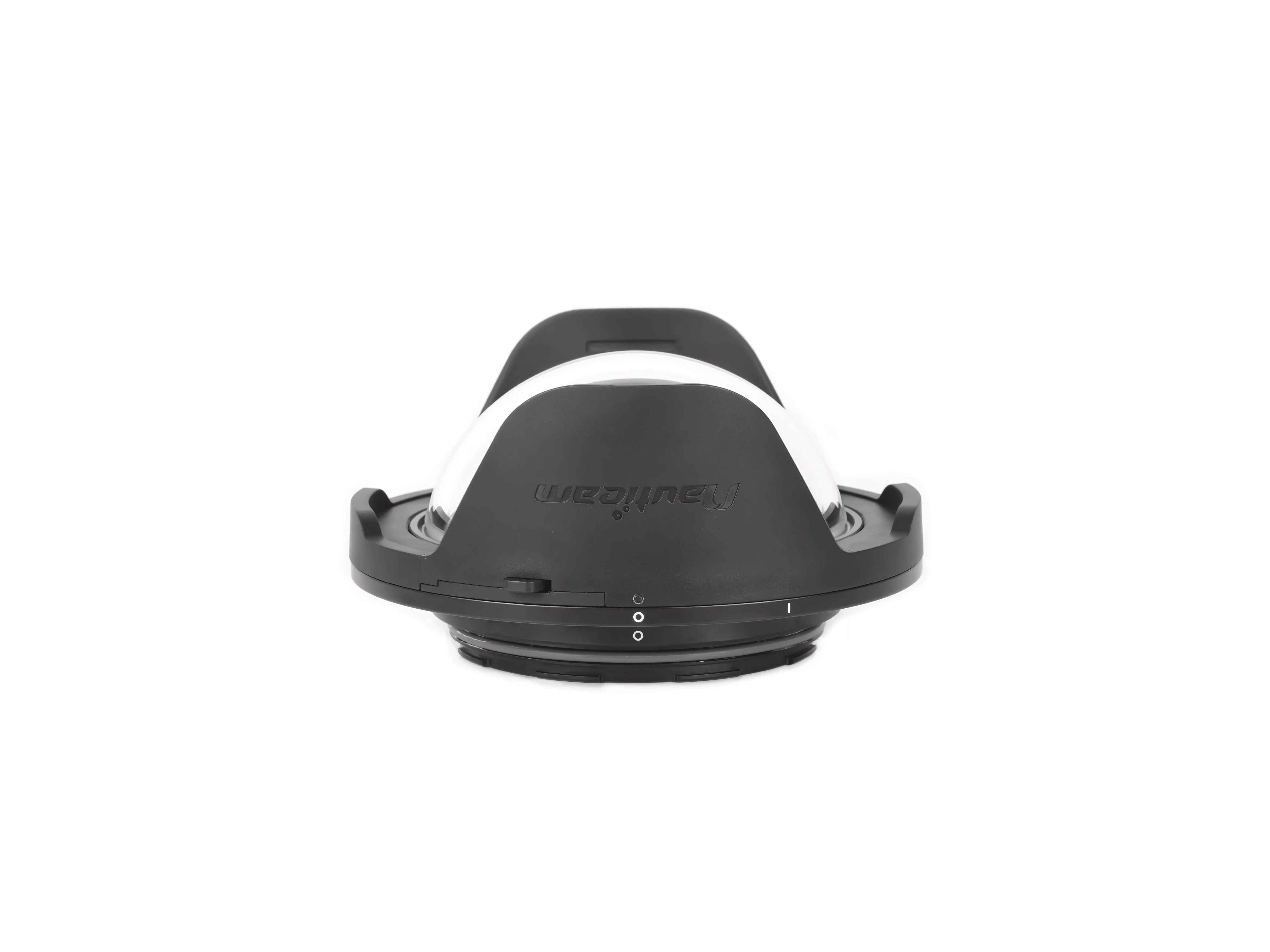 Nauticam N120 140mm optical glass fisheye port with removable shade II - Image 3