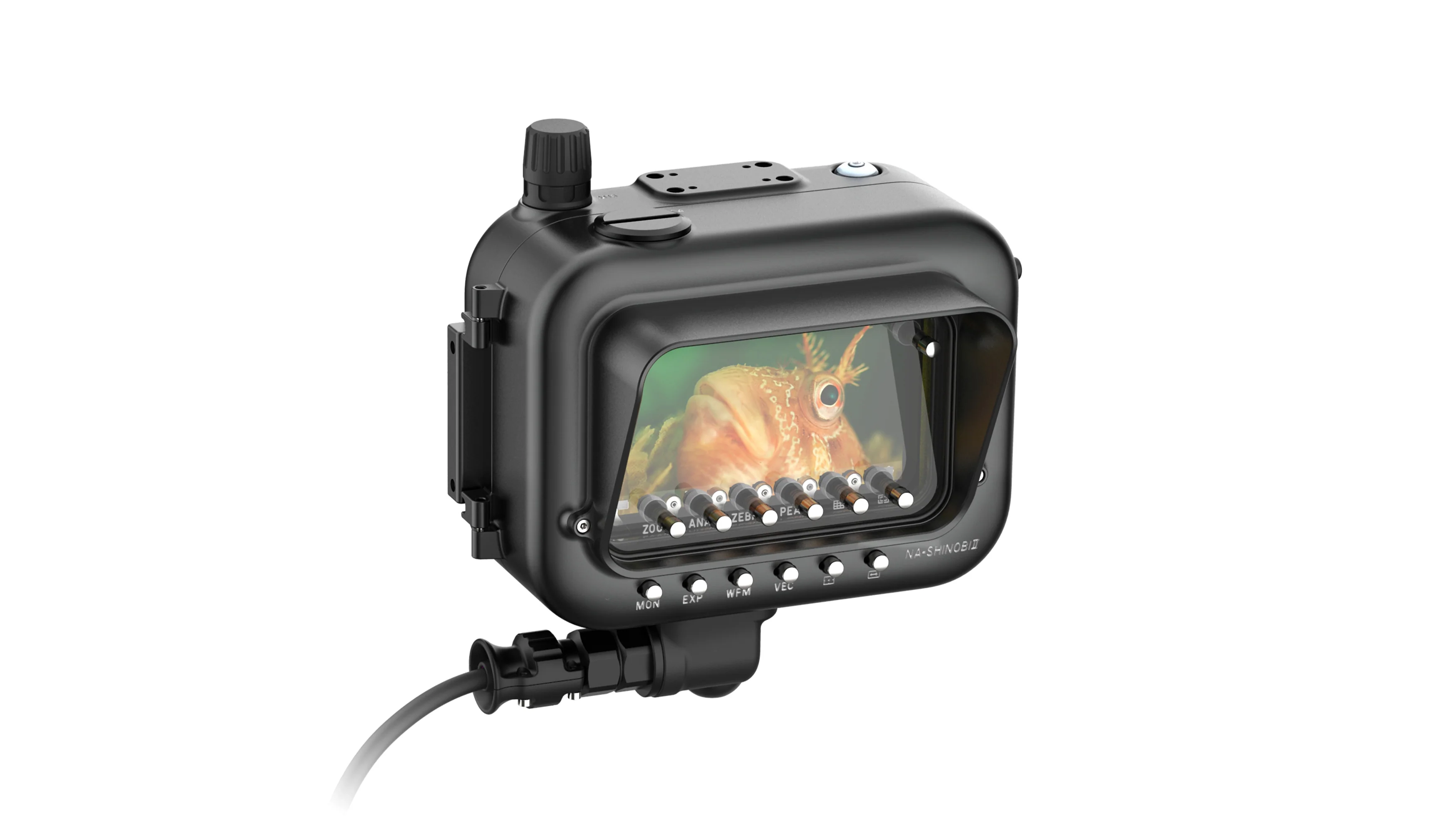 Nauticam NA-Shinobi II Underwater Housing for Atomos Shinobi II 5.2" Monitor with HDMI 1.4 input - Image 4