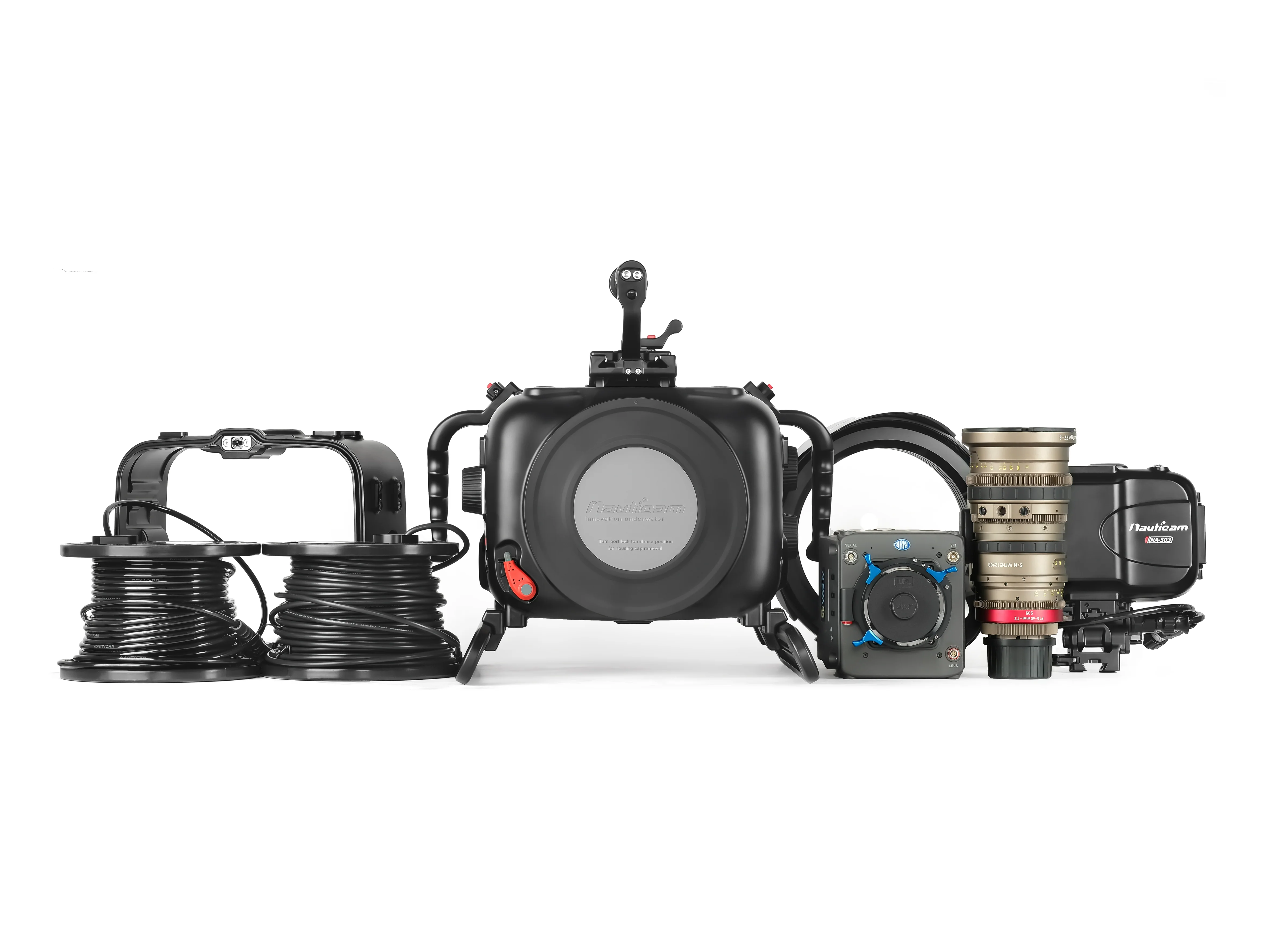Nauticam Underwater Housing for ARRI ALEXA 35 Camera (includes housing extension 100mm and N200 250mm optical glass wide angle port) - Image 13