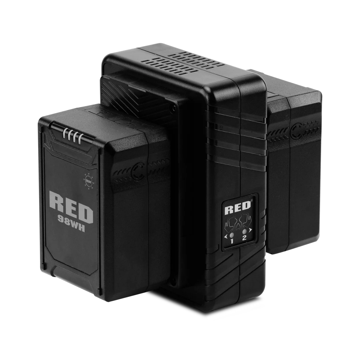 RED COMPACT DUAL V-LOCK CHARGER - Image 3