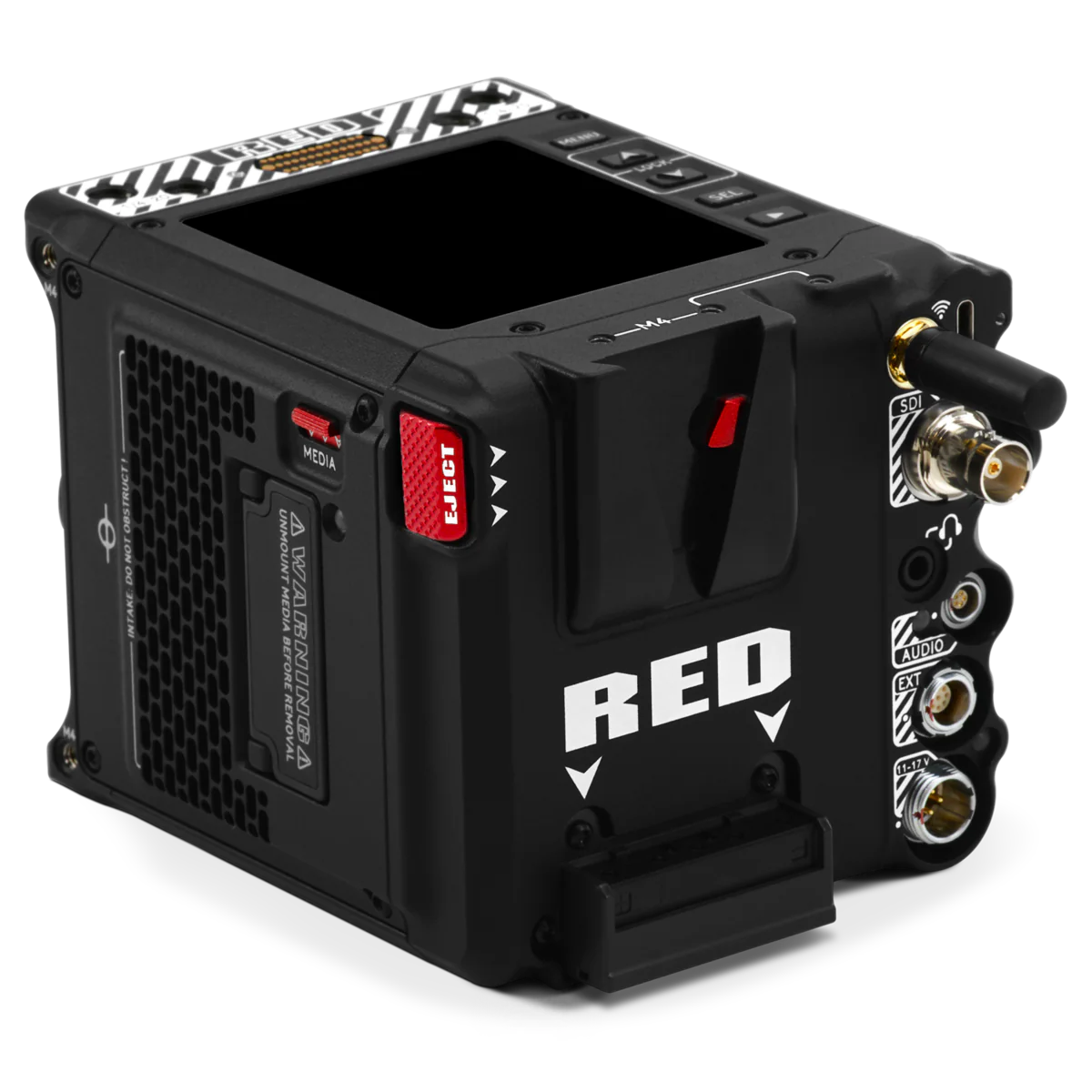 RED DIGITAL CINEMA KOMODO-X 6K Digital Cinema Camera (Canon RF, Black) - Image 4
