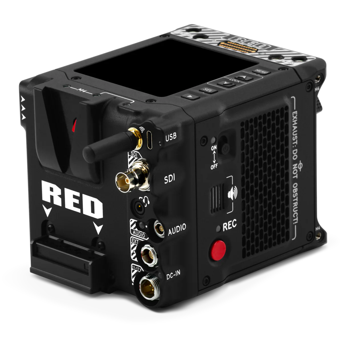 RED DIGITAL CINEMA KOMODO-X 6K Digital Cinema Camera (Canon RF, Black) - Image 5