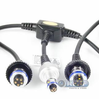 Sea & Sea Dual Nikonos Sync Cable (1x Nik to 2x S&S or Inon) - Image 2