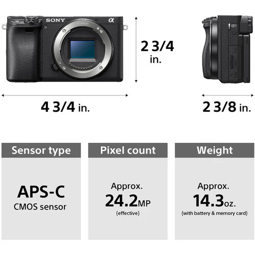Sony Alpha a6400 Mirrorless Digital Camera ~(Choose Bundle) - Image 4