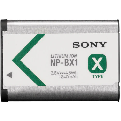 Sony NP-BX1/M8 Rechargeable Lithium-Ion Battery Pack (3.6V, 1240mAh) - Image 2